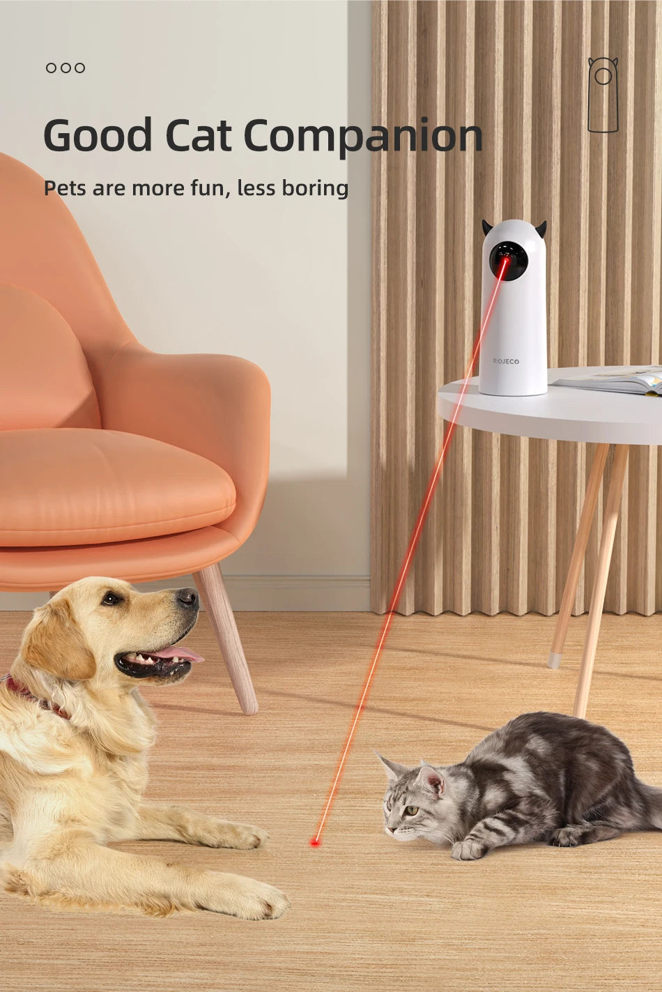 LED Laser Cat & Dog Toy - Interactive Fun